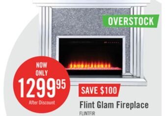 The Brick Flint glam fireplace offer