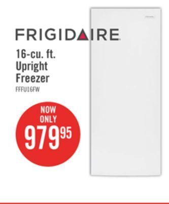 The Brick Frigidaire 16 cu. ft. upright freezer - fffu16f2vw offer
