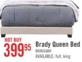 The Brick Brady upholstered queen bed offer