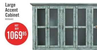 The Brick Rocco large accent cabinet - blue offer