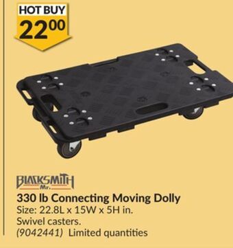 Princess Auto 330 lb connecting moving dolly offer