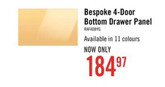The Brick Samsung bespoke 4-door french-door refrigerator bottom panel - ra-f36db4c0/aa offer