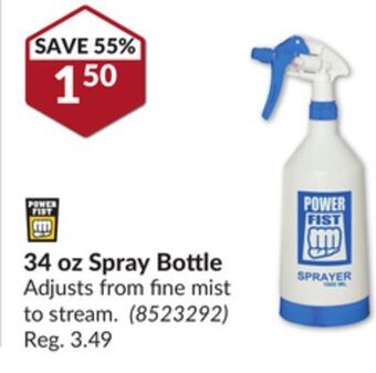 Princess Auto 34 oz spray bottle offer