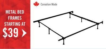 The Brick Metal bed frames offer