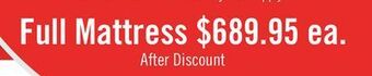 The Brick Sealy posturepedic® fiore eurotop full mattress offer