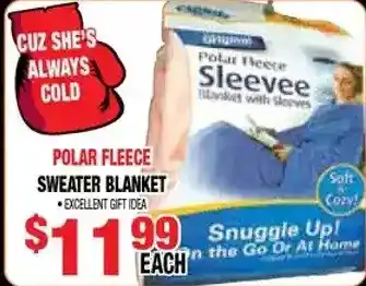 Len's Mill Stores Sweater blanket offer