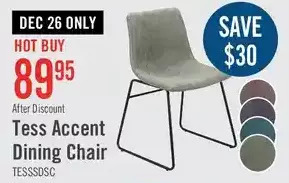 The Brick Tess dining chair - khaki offer