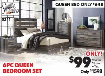 Surplus Furniture Drystan 6-piece queen bedroom set offer