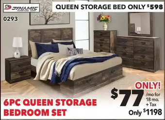 Surplus Furniture Montana 6-piece storage bedroom set offer