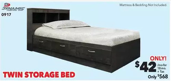 Surplus Furniture Canyon maple twin mates bed offer