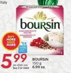 Sobeys Boursin 150g offer