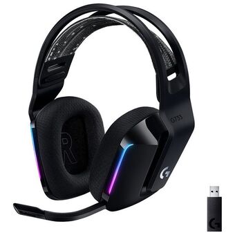 Best Buy Logitech g733 lightspeed rgb wireless gaming headset - black offer
