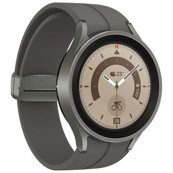 Best Buy Samsung galaxy watch5 pro (gps) 45mm smartwatch with heart rate monitor - grey - exclusive retail partner offer