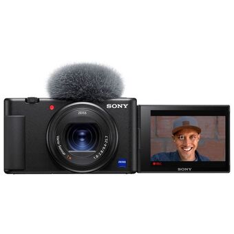 Best Buy Sony cyber-shot zv-1 content creator vlogger 20.1mp 2.9x optical zoom digital camera - black offer