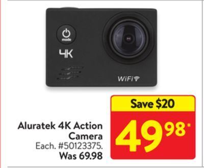 aluratek action camera