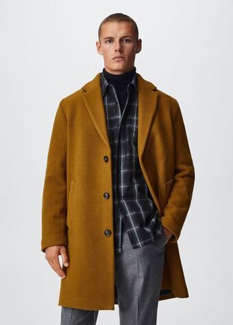 Mango Recycled wool oversize coat offer