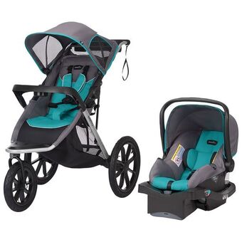 Best Buy Evenflo victory plus jogging stroller with litemax infant car seat - malibu offer