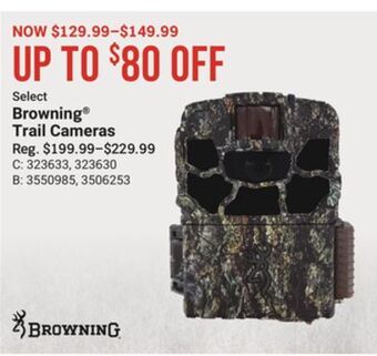 Bass Pro Select browning® trail cameras offer