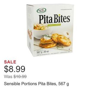 Costco Sensible portions pita bites, 567 g offer