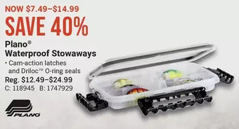 Cabela's Plano waterproof stowaways offer