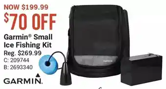 Cabela's Garmin small ice fishing kit offer