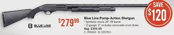 Cabela's Blue line pump-action shotgun offer