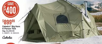 Cabela's Cabela's big horn 6-person tent offer