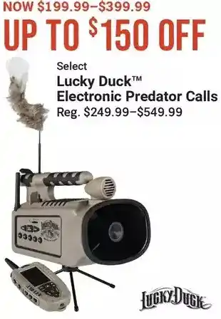 Cabela's Luck duck electronic predator calls offer