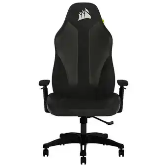 Best Buy Corsair tc70 remix faux leather/fabric gaming chair - black - exclusive retail partner offer