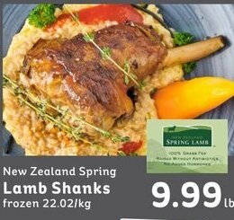 IGA New Zealand Spring Lamb Shanks offer