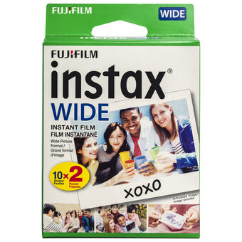 Best Buy Fujifilm instax wide 2-pack instant film - 20 sheets offer