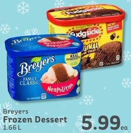 IGA Breyers Frozen Dessert 1.66 L offer