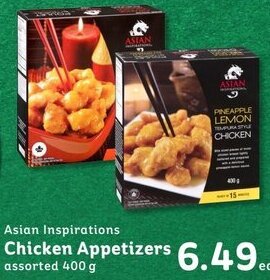 IGA Asian Inspirations Chicken Appetizers 400 g offer