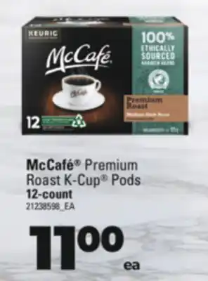 Real Canadian Superstore Mccafé® premium roast k-cup® pods, 12-count offer