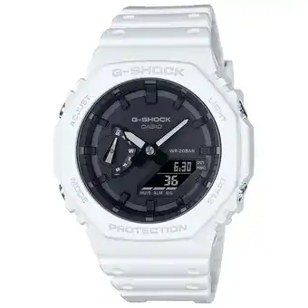 Best Buy Casio g-shock 48.5mm men's chronograph sport watch - white/black offer