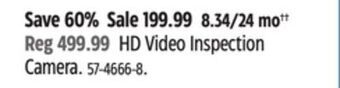 Canadian Tire Maximum hd video inspection camera offer