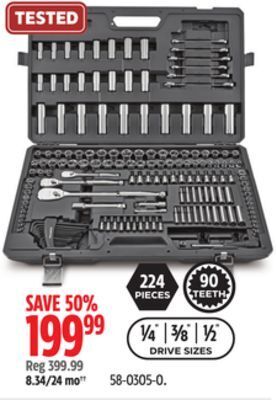 Canadian Tire Maximum professional grade socket sets offer
