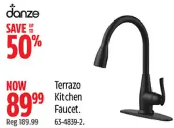 Canadian Tire Danze terrazo kitchen faucet offer