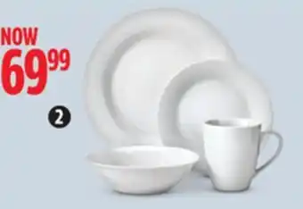 Canadian Tire Canvas 34-pc lauren porcelain dinnerware set offer