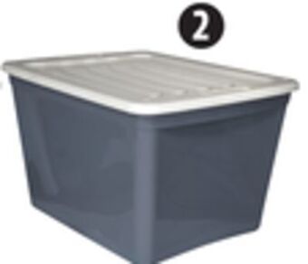 Canadian Tire Type a 80l tote with wheels offer