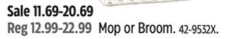 Canadian Tire Vileda mop or broom offer