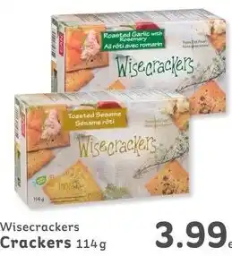 IGA Wisecrackers Crackers 114 g offer