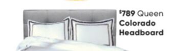 Sleep Country Colorado headboard offer