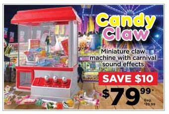Showcase Candy claw offer