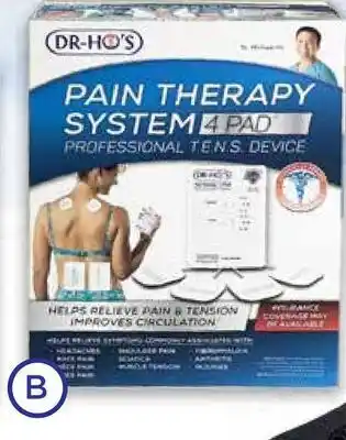 Showcase 4 pad pain therapy offer