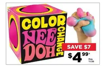 Showcase Nee doh color change offer