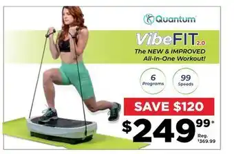Showcase Quantum vibe fit 2.0 offer