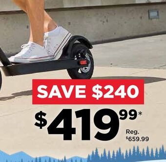 Showcase Gravity blade all terrain e-scooter 10.0 offer