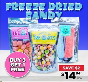 Showcase Freeze dried candy offer