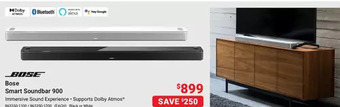 Visions Electronics Bose smart soundbar 900 offer